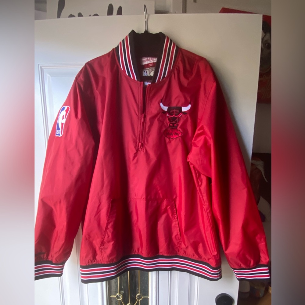 Chicago Bulls Windy City Mitchell and Ness Jacket Men's XL